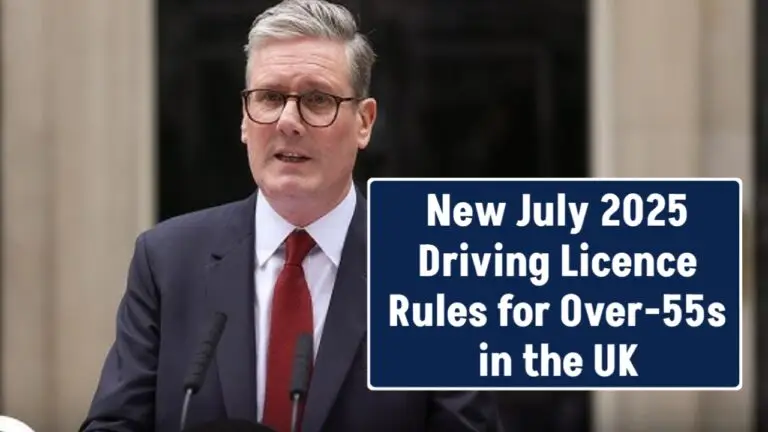 New July 2025 Driving Licence Rules for Over-55s in the UK – Full Update Inside