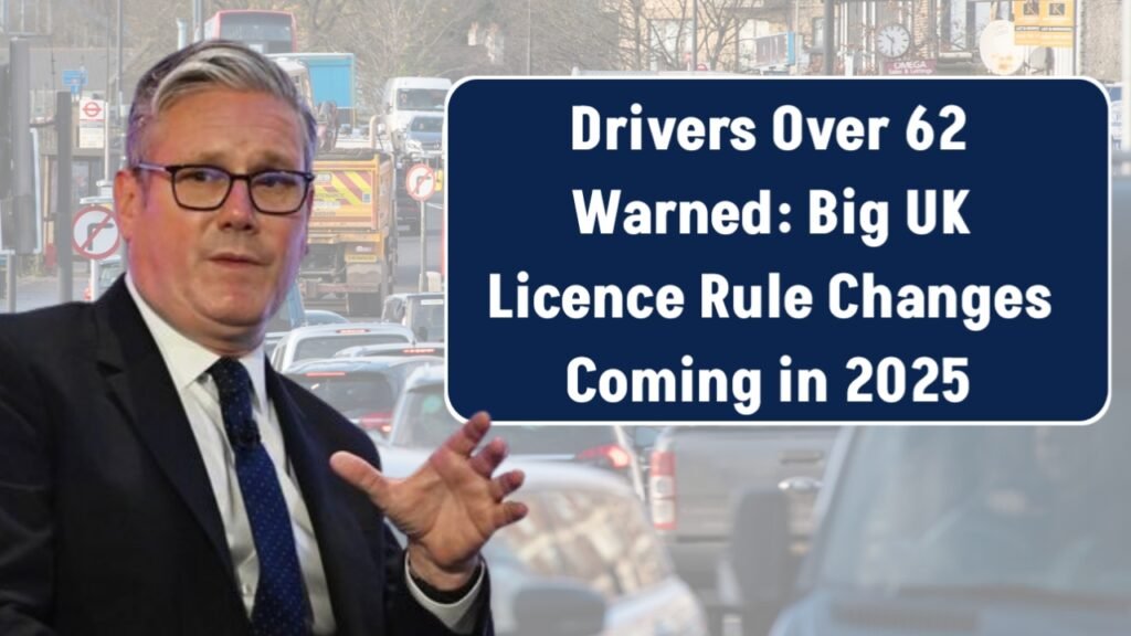 UK Drivers Over 62 Urged to Prepare for Major Driving Licence Rule Changes in 2025