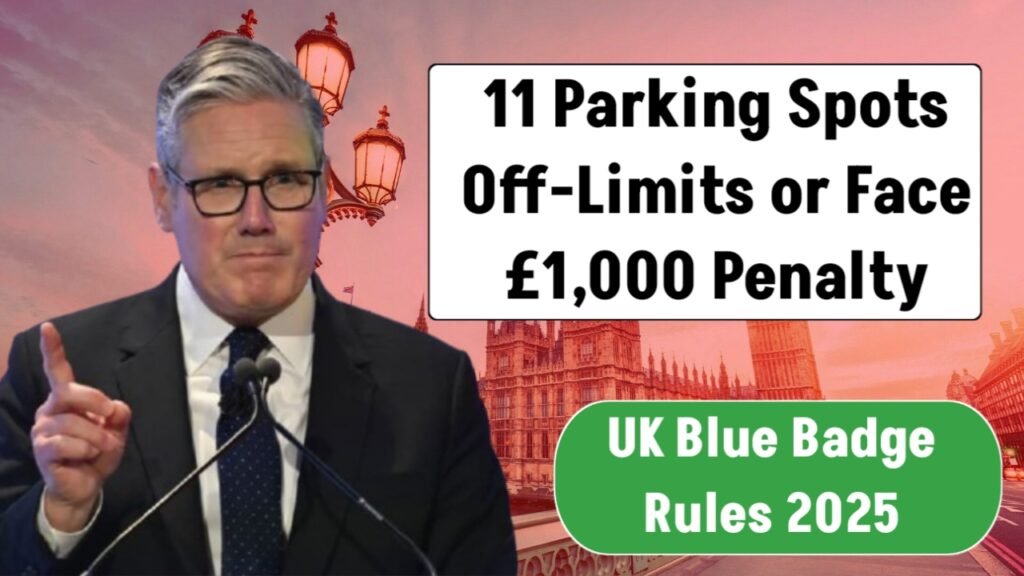 UK Blue Badge Rules 2025