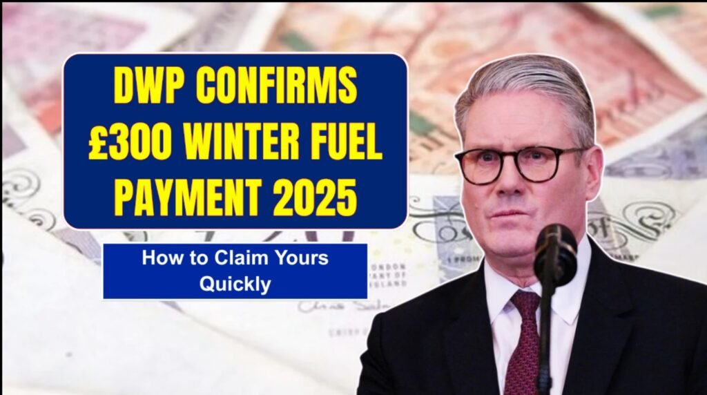 DWP £300 Winter Fuel Payment 2025