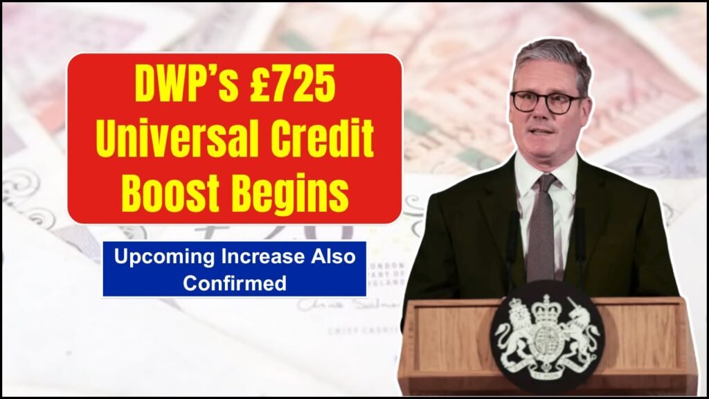 DWP £725 Universal Credit Boost 2026